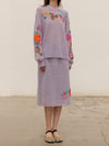 YANYAN KNITS Fall/Winter 2025 Collection: FAFA Alpaca Wool Knit Sweater/Top/Pencil Skirt YYK-YYW24-1962-ZI (Skirt: YYW24-1942)